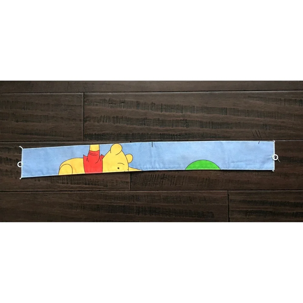 2 Vtg Sears Winnie The Pooh Pinch Pleat Curtains Drapes 38 x 60 Balloons READ